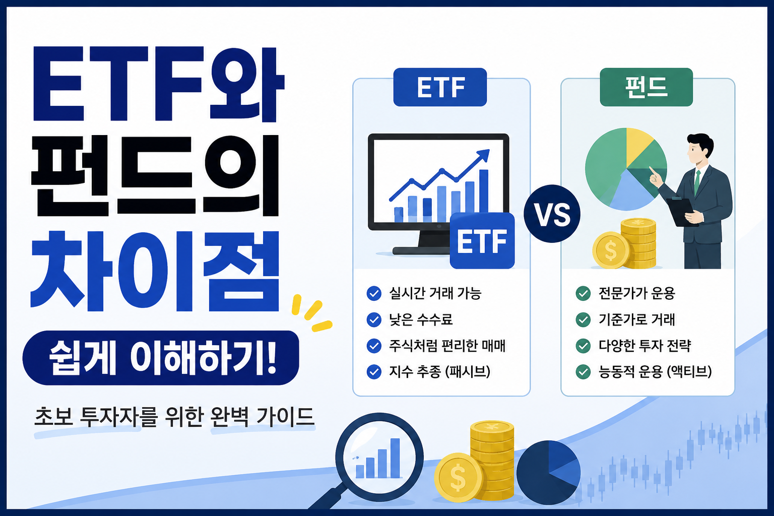 ETF와 펀드의 차이점