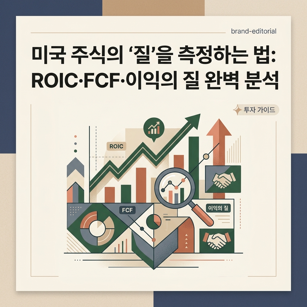 ai thumbnail branding 미국 주식의 ‘질을 측정하는 법 ROIC·FCF·이익의 질 완벽 분석 1787150202