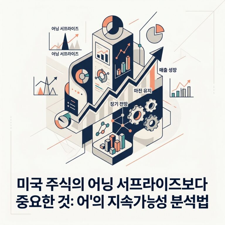 ai thumbnail branding 미국 주식의 어닝 서프라이즈보다 중요한 것 어닝의 지속가능성 분석법 1787153249