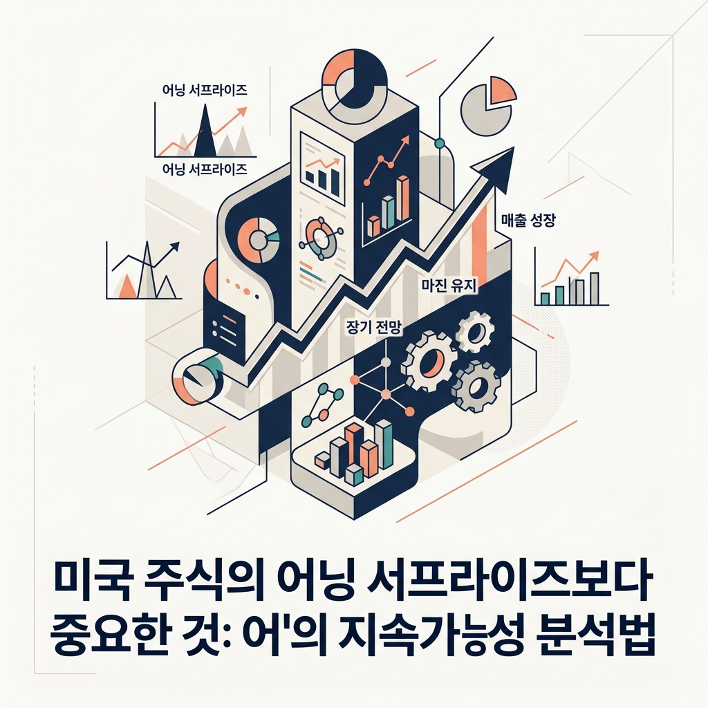 ai thumbnail branding 미국 주식의 어닝 서프라이즈보다 중요한 것 어닝의 지속가능성 분석법 1787153249