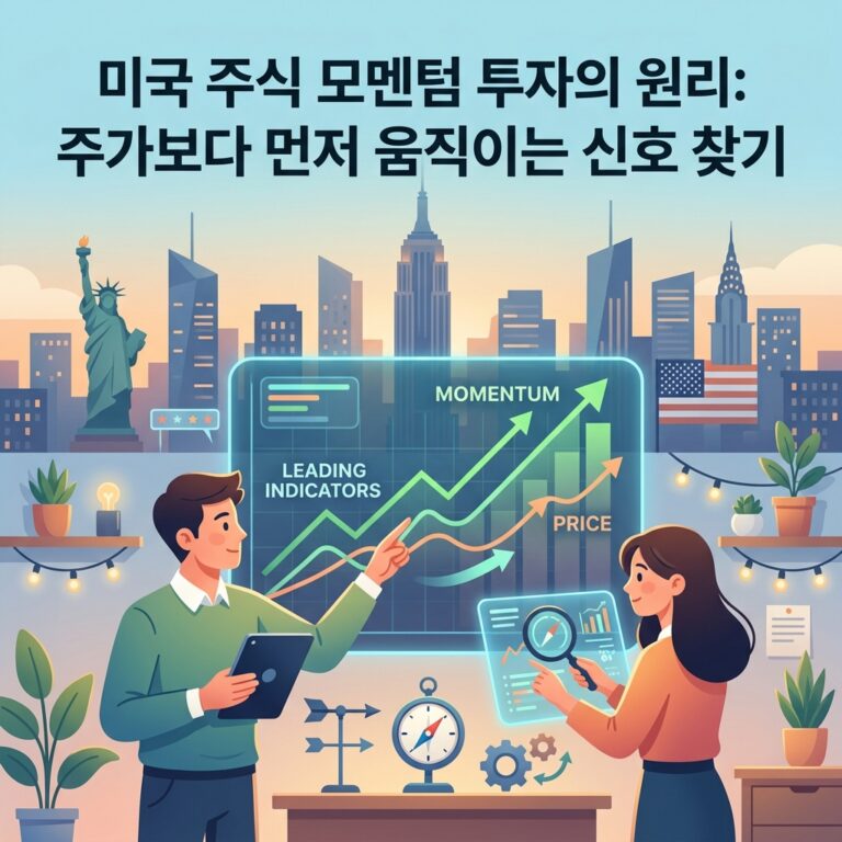 ai thumbnail illustration 미국 주식 모멘텀 투자의 원리 주가보다 먼저 움직이는 신호 찾기 1787152366