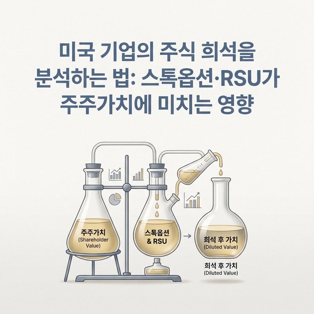 ai thumbnail minimal 미국 기업의 주식 희석을 분석하는 법 스톡옵션·RSU가 주주가치에 미치는 영향 1787494915