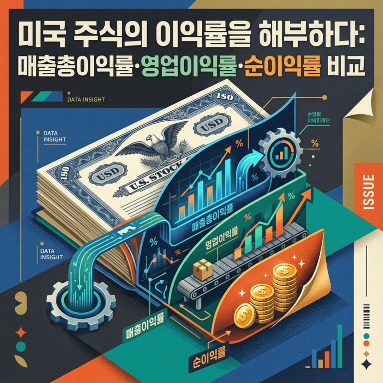 ai thumbnail poster 미국 주식의 이익률을 해부하다 매출총이익률·영업이익률·순이익률 비교 1787494308