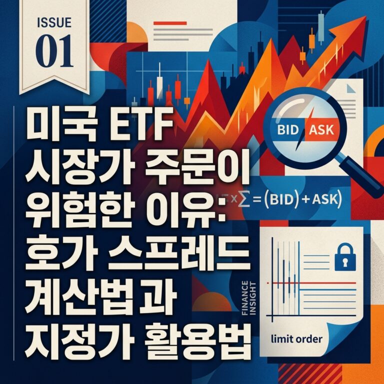 ai thumbnail poster 미국 ETF 시장가 주문이 위험한 이유 호가 스프레드 계산법과 지정가 활용법 1788533881